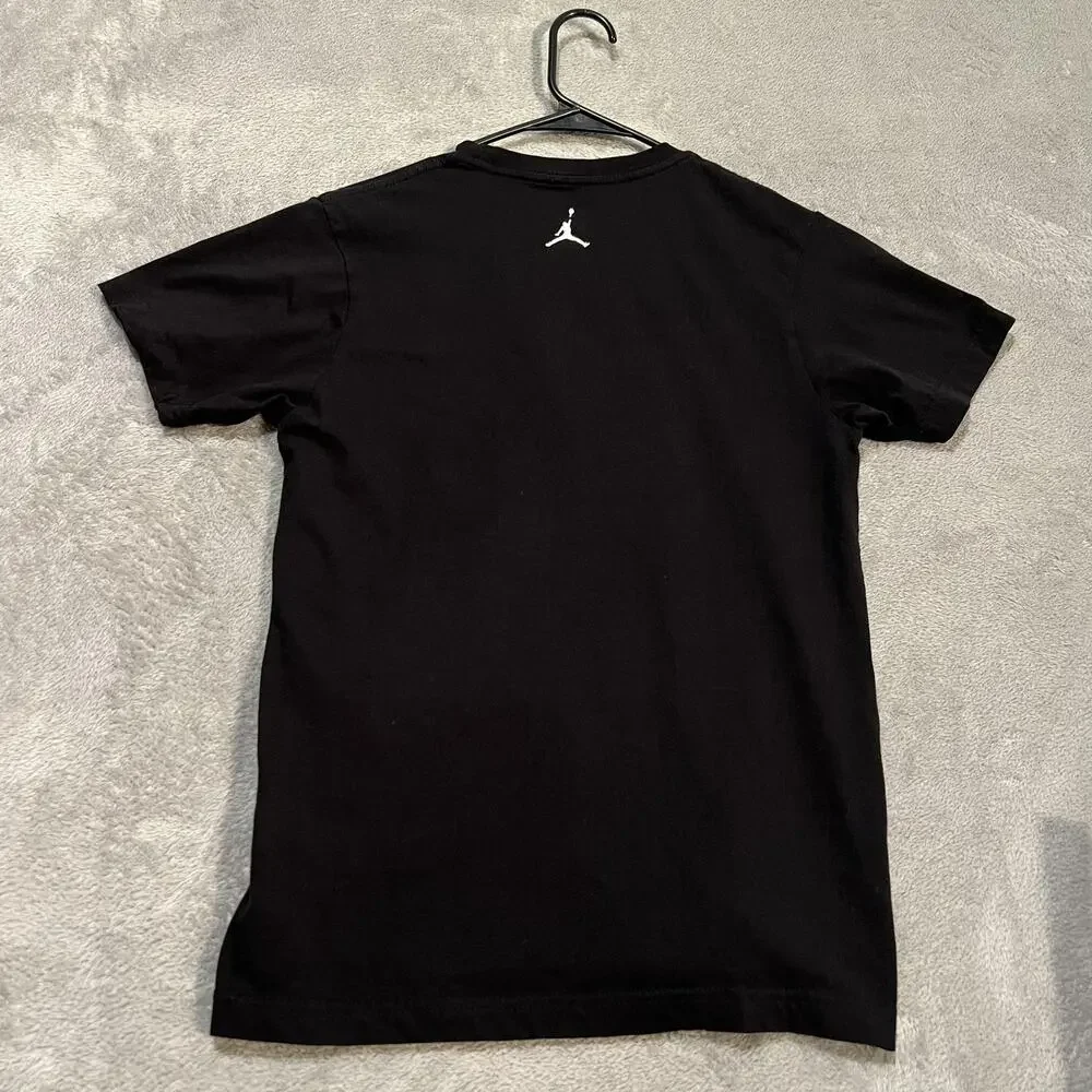 Jordan Nike Shirt Mens Small Black Jumpman Air Graphic Tee